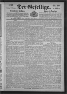 Der Gesellige : Graudenzer Zeitung 1897.11.16, Jg. 72, No. 269