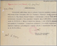 [Zaświadczenie dla Łucji Berneckiej ... z dnia 28 października 1930 r.].