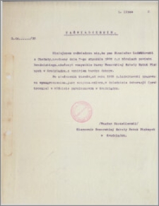 [Zaświadczenie dla Stanisława Ludwikowskiego ... z dnia 1 lipca 1930 r.].