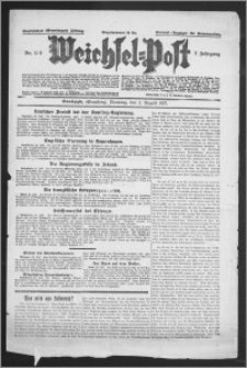 Weichsel-Post : Grudziądzer (Graudenzer) Zeitung 1927.08.02, Jg. 7, Nr 173