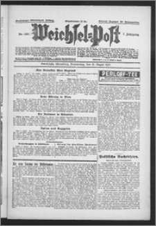 Weichsel-Post : Grudziądzer (Graudenzer) Zeitung 1927.08.18, Jg. 7, Nr 186