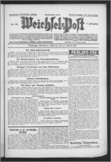 Weichsel-Post : Grudziądzer (Graudenzer) Zeitung 1927.08.24, Jg. 7, Nr 191