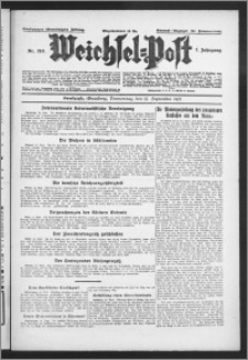 Weichsel-Post : Grudziądzer (Graudenzer) Zeitung 1927.09.15, Jg. 7, Nr 210