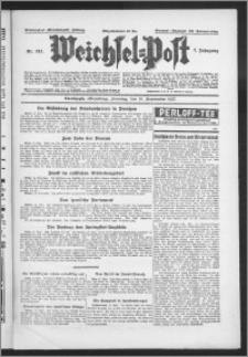 Weichsel-Post : Grudziądzer (Graudenzer) Zeitung 1927.09.18, Jg. 7, Nr 213