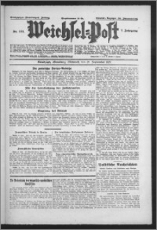 Weichsel-Post : Grudziądzer (Graudenzer) Zeitung 1927.09.28, Jg. 7, Nr 221