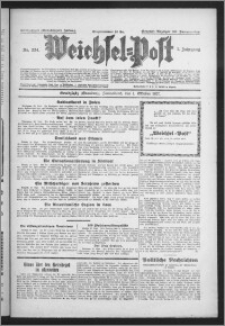 Weichsel-Post : Grudziądzer (Graudenzer) Zeitung 1927.10.01, Jg. 7, Nr 224