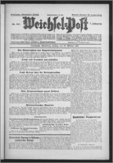 Weichsel-Post : Grudziądzer (Graudenzer) Zeitung 1927.10.28, Jg. 7, Nr 247
