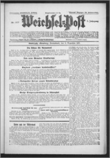 Weichsel-Post : Grudziądzer (Graudenzer) Zeitung 1927.12.03, Jg. 7, Nr 277