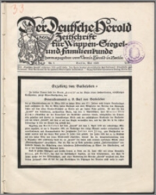 Der Deutsche Herold 1928, Jg. 59 no 5