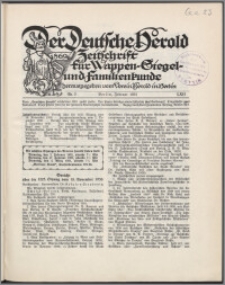 Der Deutsche Herold 1931, Jg. 62 no 2