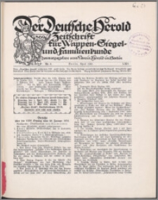 Der Deutsche Herold 1931, Jg. 62 no 4