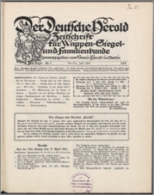 Der Deutsche Herold 1931, Jg. 62 no 7