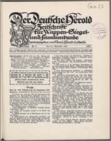 Der Deutsche Herold 1931, Jg. 62 no 11