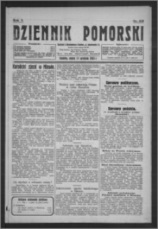 Dziennik Pomorski 1925.09.11, R. 5, nr 210
