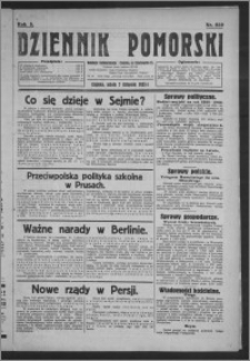 Dziennik Pomorski 1925.11.07, R. 5, nr 259