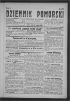 Dziennik Pomorski 1925.11.27, R. 5, nr 276
