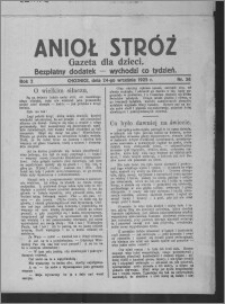 Anioł Stróż : gazeta dla dzieci : bezpłatny dodatek 1925.09.24, R. 2, nr 36