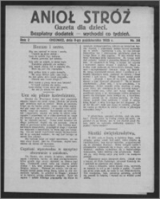 Anioł Stróż : gazeta dla dzieci : bezpłatny dodatek 1925.10.08, R. 2, nr 38