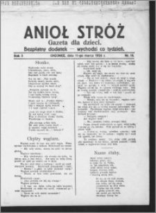 Anioł Stróż : gazeta dla dzieci : bezpłatny dodatek 1926.03.11, R. 3, nr 10