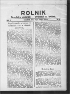 Rolnik : bezpłatny dodatek : wychodzi co tydzień 1926.02.11, R. 3, nr 6