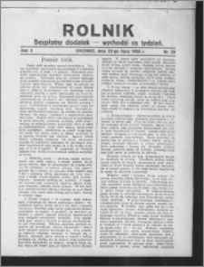 Rolnik : bezpłatny dodatek : wychodzi co tydzień 1926.07.22, R. 3, nr 29