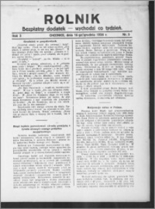 Rolnik : bezpłatny dodatek : wychodzi co tydzień 1926.12.16, R. 3, nr 50