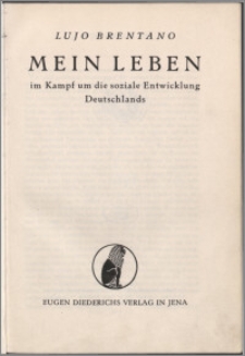 Mein Leben : im Kampf um die soziale Entwicklung Deutschlands