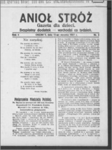 Anioł Stróż : gazeta dla dzieci : bezpłatny dodatek 1927.01.13, R. 4, nr 2