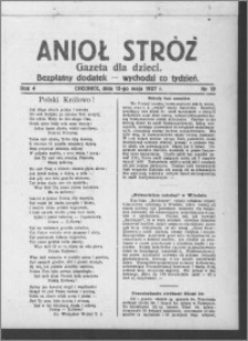 Anioł Stróż : gazeta dla dzieci : bezpłatny dodatek 1927.05.12, R. 4, nr 19