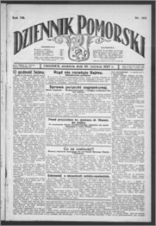Dziennik Pomorski 1927.06.26, R. 7, nr 144