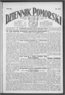 Dziennik Pomorski 1927.11.06, R. 7, nr 255