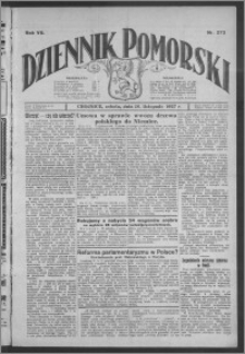 Dziennik Pomorski 1927.11.26, R. 7, nr 272