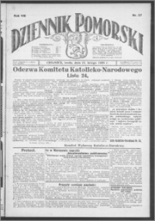 Dziennik Pomorski 1928.02.15, R. 8, nr 37