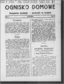 Ognisko Domowe : gazeta dla kobiet : bezpłatny dodatek : wychodzi co tydzień, R. 4, nr 21 [i.e. 22]