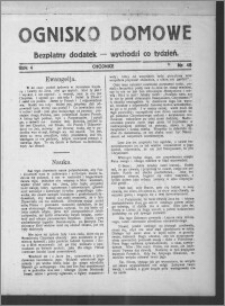 Ognisko Domowe : bezpłatny dodatek : wychodzi co tydzień, R. 4, nr 48 [i.e. 49]