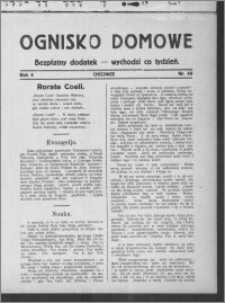 Ognisko Domowe : gazeta dla kobiet : bezpłatny dodatek : wychodzi co tydzień, R. 4, nr 49 [i.e. 50]