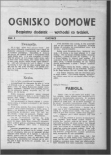 Ognisko Domowe : gazeta dla kobiet : bezpłatny dodatek : wychodzi co tydzień, R. 5, nr 2