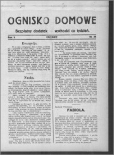 Ognisko Domowe : bezpłatny dodatek : wychodzi co tydzień, R. 5, nr 31 [i.e. 40]