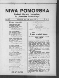 Niwa Pomorska : dodatek literacki i oświatowy do "Dziennika Pomorskiego" 1927.03.06, R. 2, nr 10