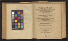 Oratio De Melchiore Dregero Theologiae Licentiato, apvd Fracofordianos Professore et Concionatore, recitata