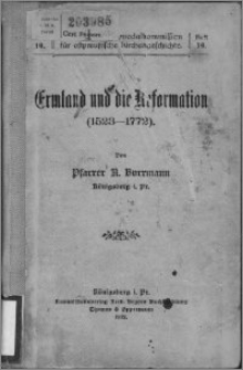 Ermland und die Reformation : (1523-1772)