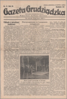 Gazeta Grudziądzka 1932.07.12. R. 39 nr 77