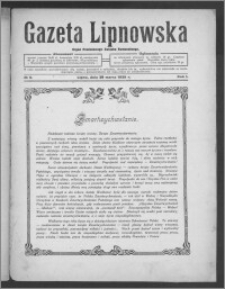 Gazeta Lipnowska : organ Powiatowego Związku Komunalnego 1929.03.29, R. 1, nr 5