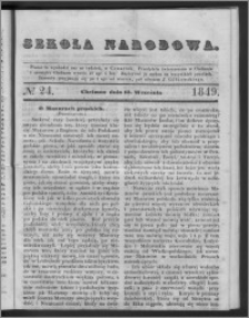 Szkoła Narodowa 1849.09.13, No. 24