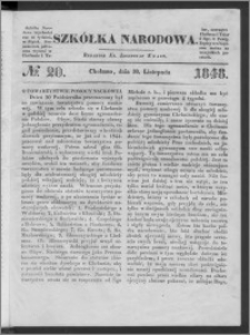 Szkółka Narodowa 1848.11.10, No. 20