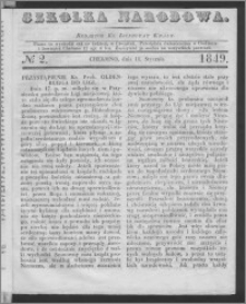 Szkółka Narodowa 1849.01.11, No. 2