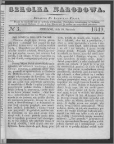 Szkółka Narodowa 1849.01.18, No. 3