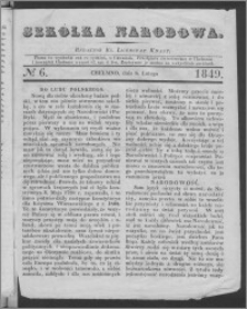 Szkółka Narodowa 1849.02.08, No. 6