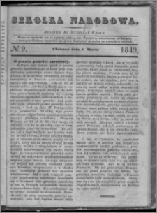 Szkółka Narodowa 1849.03.01, No. 9