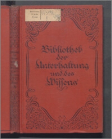 Bibliothek der Unterhaltung und des Wissens 1925, Bd. 8
